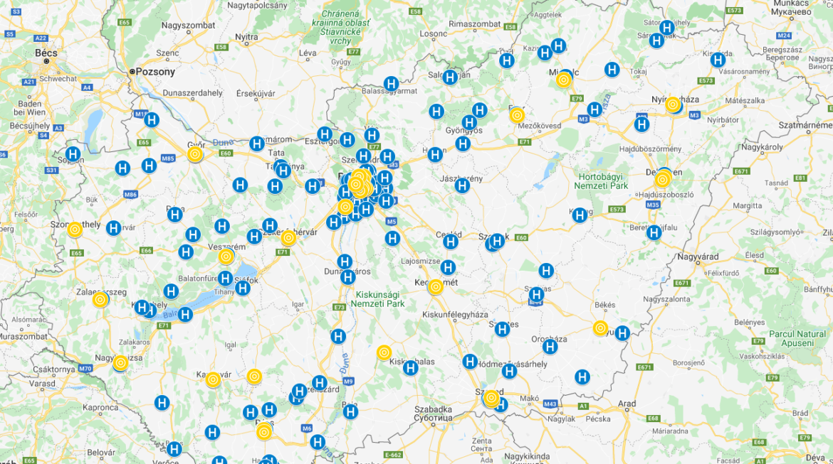 Térképen a magyar közegészségügy